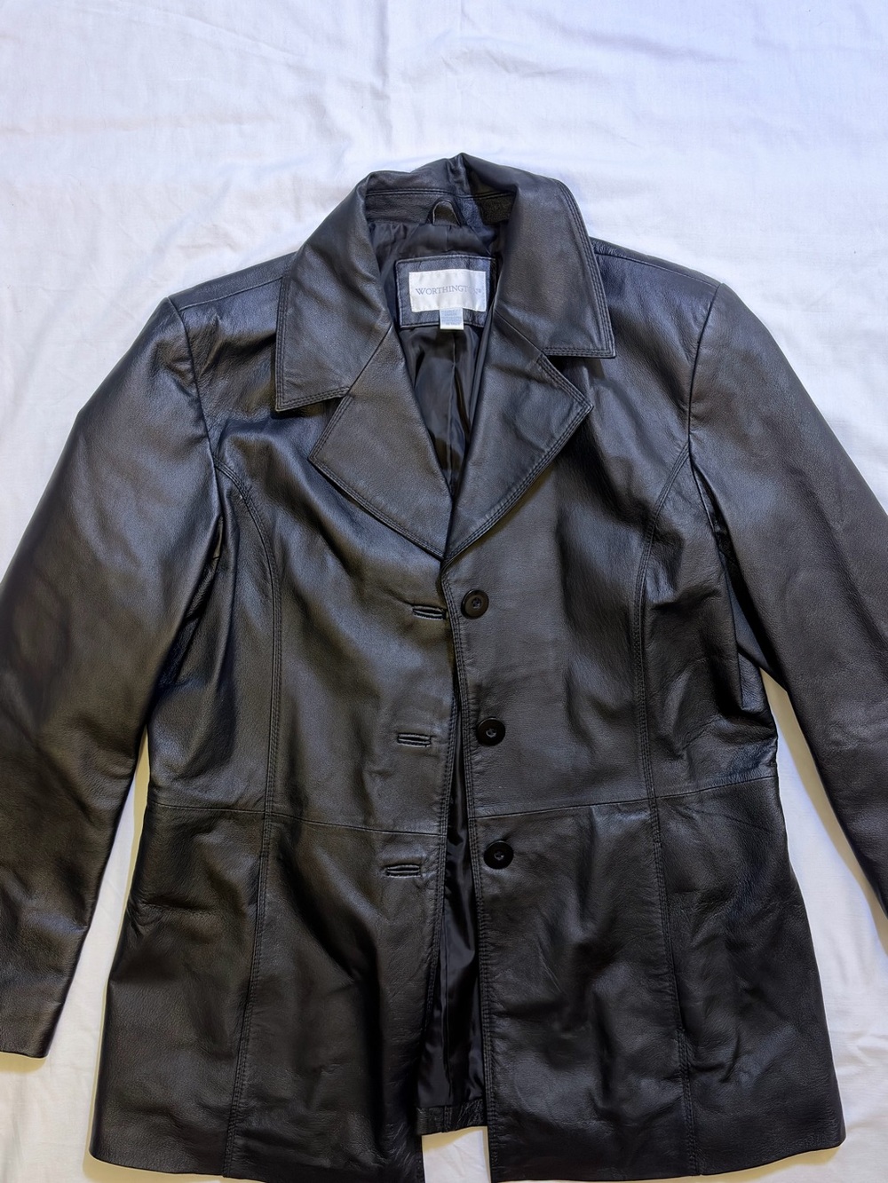 Vintage Genuine 100% Leather Coat
